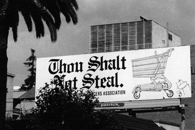 Billboard,  Ramparts Neighborhood, L.A. 1990