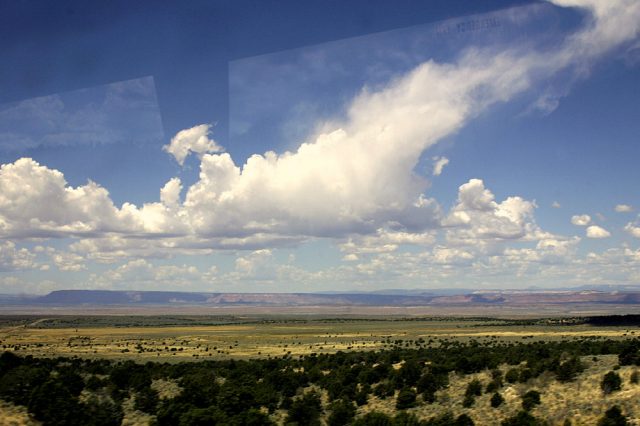 Scenery from Moving Bus